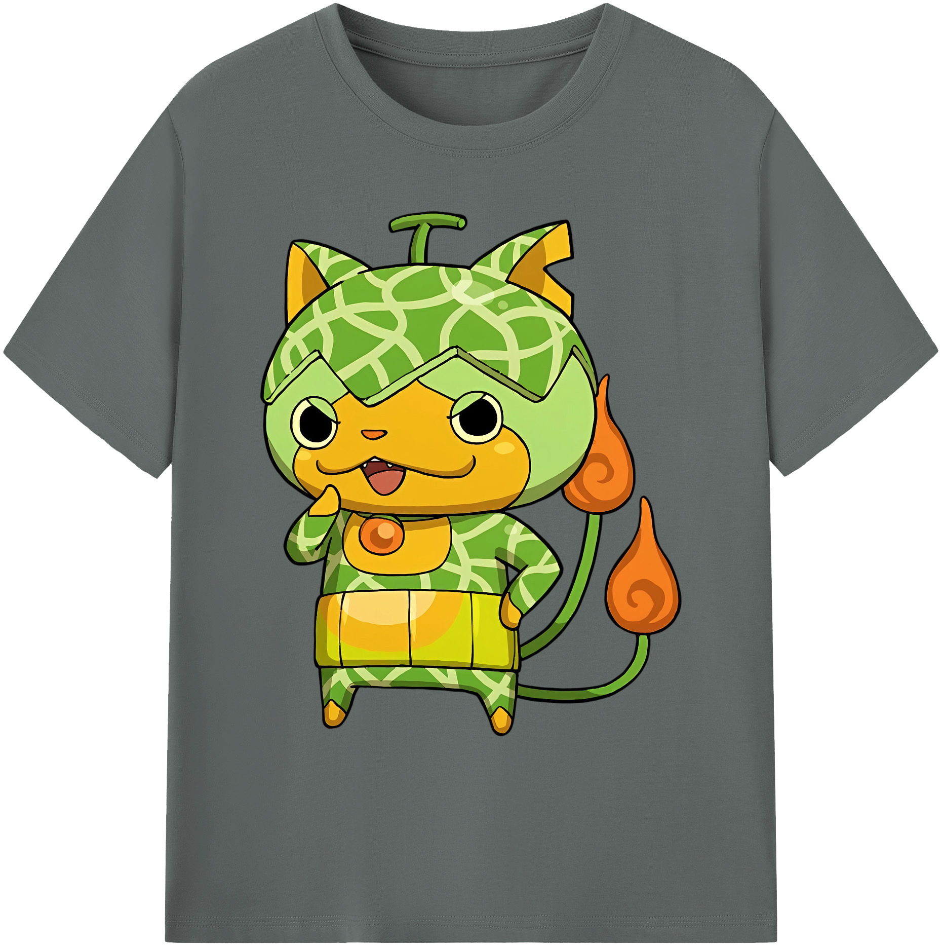 （画像用） 妖怪ウォッチ Yo-kai Watch 綿100％ メンズ半袖Tシャツ｜肌触りやわらか＆通気性